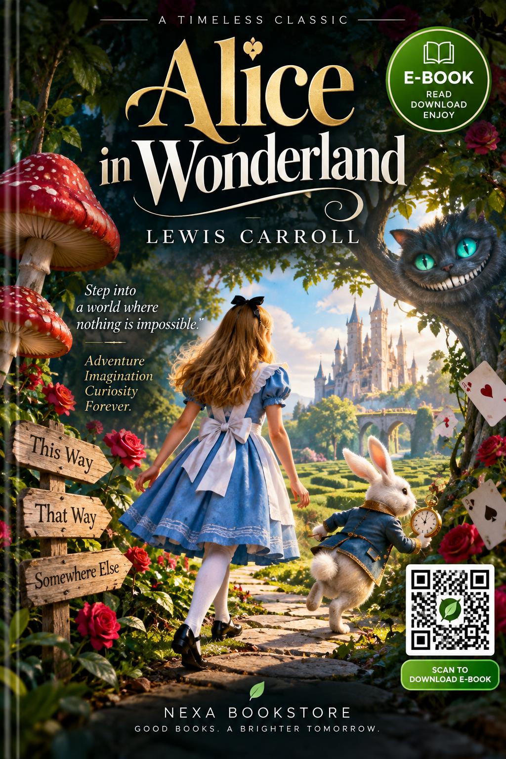Cover of Alice's Adventures in Wonderland by Lewis Carroll